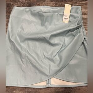 Francesca’s faux leather miniskirt